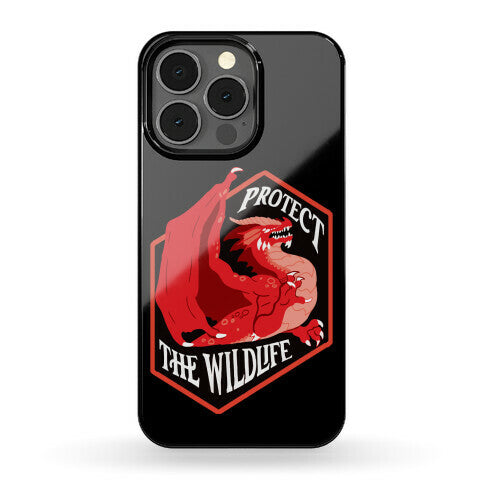 Protect The Wildlife Red Dragon Phone Case